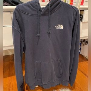 navy north face sweatshirt hoodie